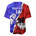 Custom Bulldogs And Dragons Rugby 2025 Baseball Jersey Dynamic Style