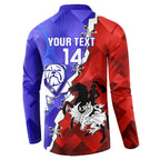 Custom Bulldogs And Dragons Rugby 2025 Button Sweatshirt Dynamic Style