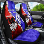 Custom Bulldogs And Dragons Rugby 2025 Car Seat Cover Dynamic Style