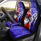 Custom Bulldogs And Dragons Rugby 2025 Car Seat Cover Dynamic Style