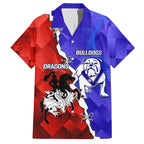 Custom Bulldogs And Dragons Rugby 2025 Hawaiian Shirt Dynamic Style