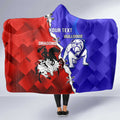 Custom Bulldogs And Dragons Rugby 2025 Hooded Blanket Dynamic Style