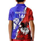 Custom Bulldogs And Dragons Rugby 2025 Kid Polo Shirt Dynamic Style