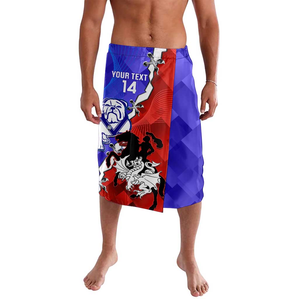 Custom Bulldogs And Dragons Rugby 2025 Lavalava Dynamic Style