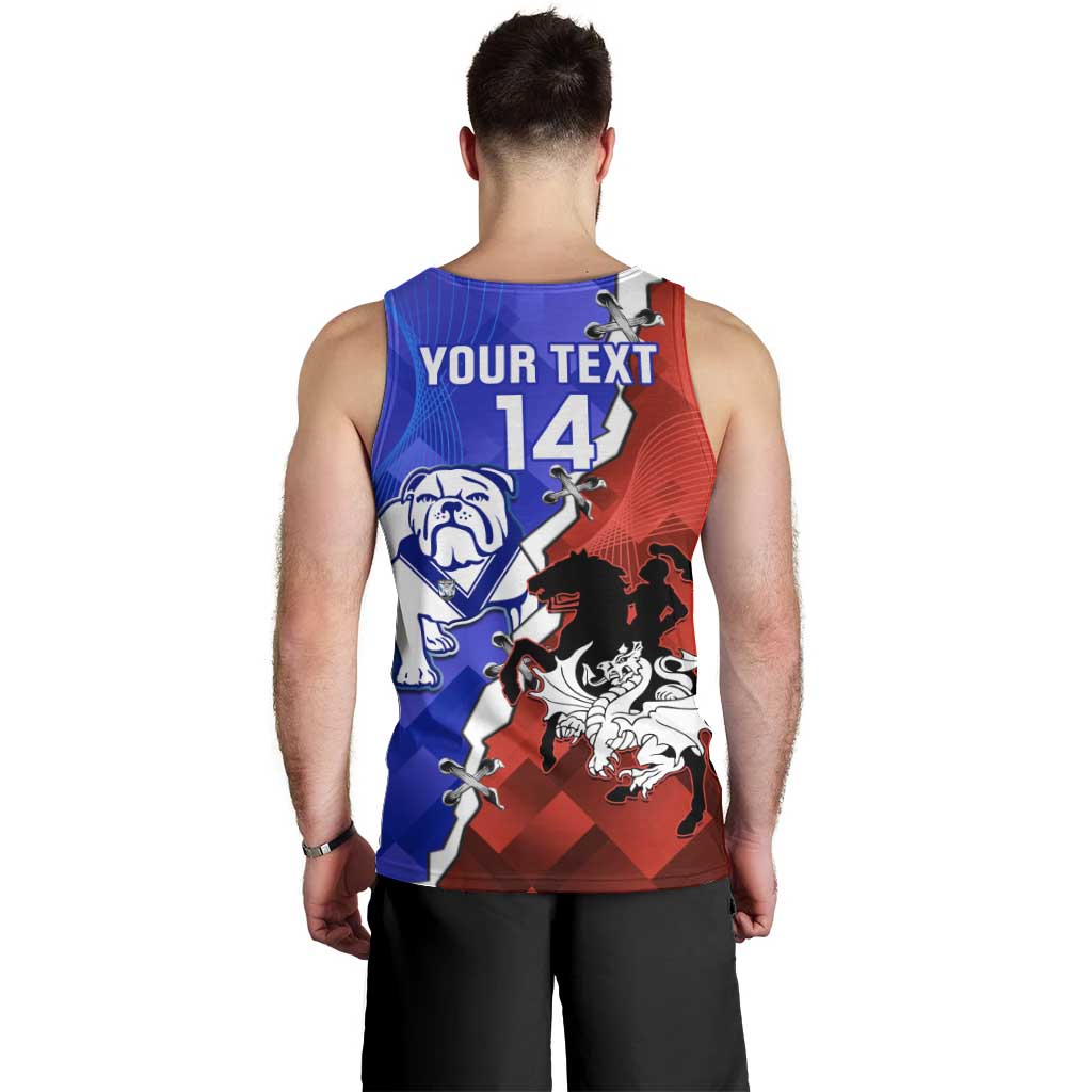 Custom Bulldogs And Dragons Rugby 2025 Men Tank Top Dynamic Style