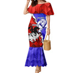 Custom Bulldogs And Dragons Rugby 2025 Mermaid Dress Dynamic Style