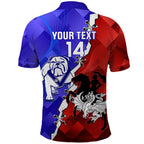 Custom Bulldogs And Dragons Rugby 2025 Polo Shirt Dynamic Style