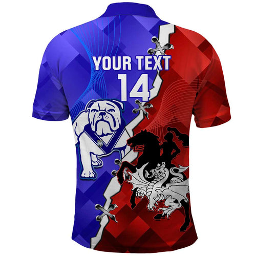 Custom Bulldogs And Dragons Rugby 2025 Polo Shirt Dynamic Style