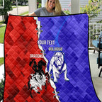 Custom Bulldogs And Dragons Rugby 2025 Quilt Dynamic Style
