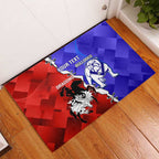 Custom Bulldogs And Dragons Rugby 2025 Rubber Doormat Dynamic Style