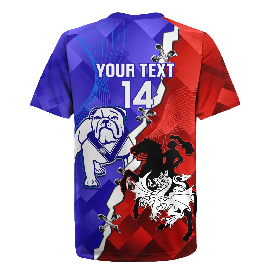 Custom Bulldogs And Dragons Rugby 2025 Rugby Jersey Dynamic Style