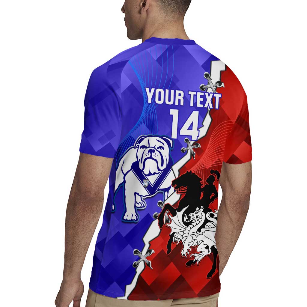 Custom Bulldogs And Dragons Rugby 2025 Rugby Jersey Dynamic Style