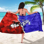 Custom Bulldogs And Dragons Rugby 2025 Sarong Dynamic Style