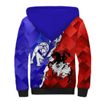 Custom Bulldogs And Dragons Rugby 2025 Sherpa Hoodie Dynamic Style