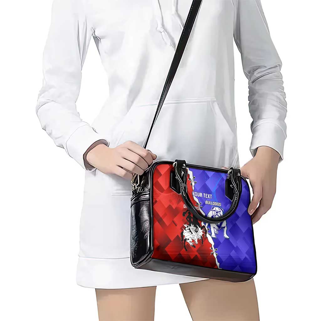 Custom Bulldogs And Dragons Rugby 2025 Shoulder Handbag Dynamic Style