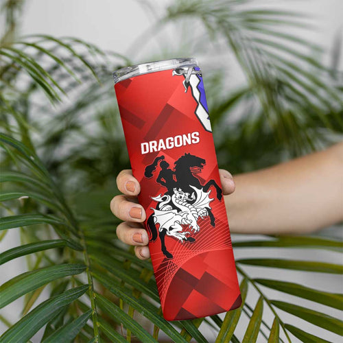 Bulldogs And Dragons Rugby 2025 Skinny Tumbler Dynamic Style