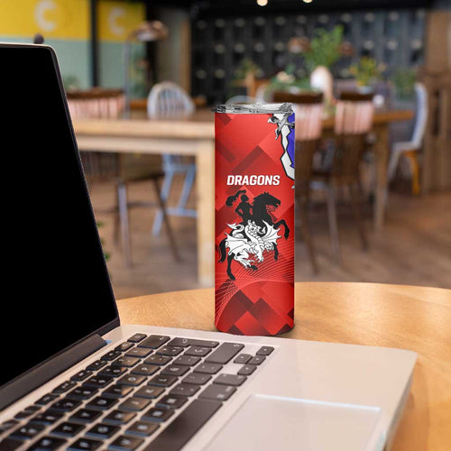 Bulldogs And Dragons Rugby 2025 Skinny Tumbler Dynamic Style