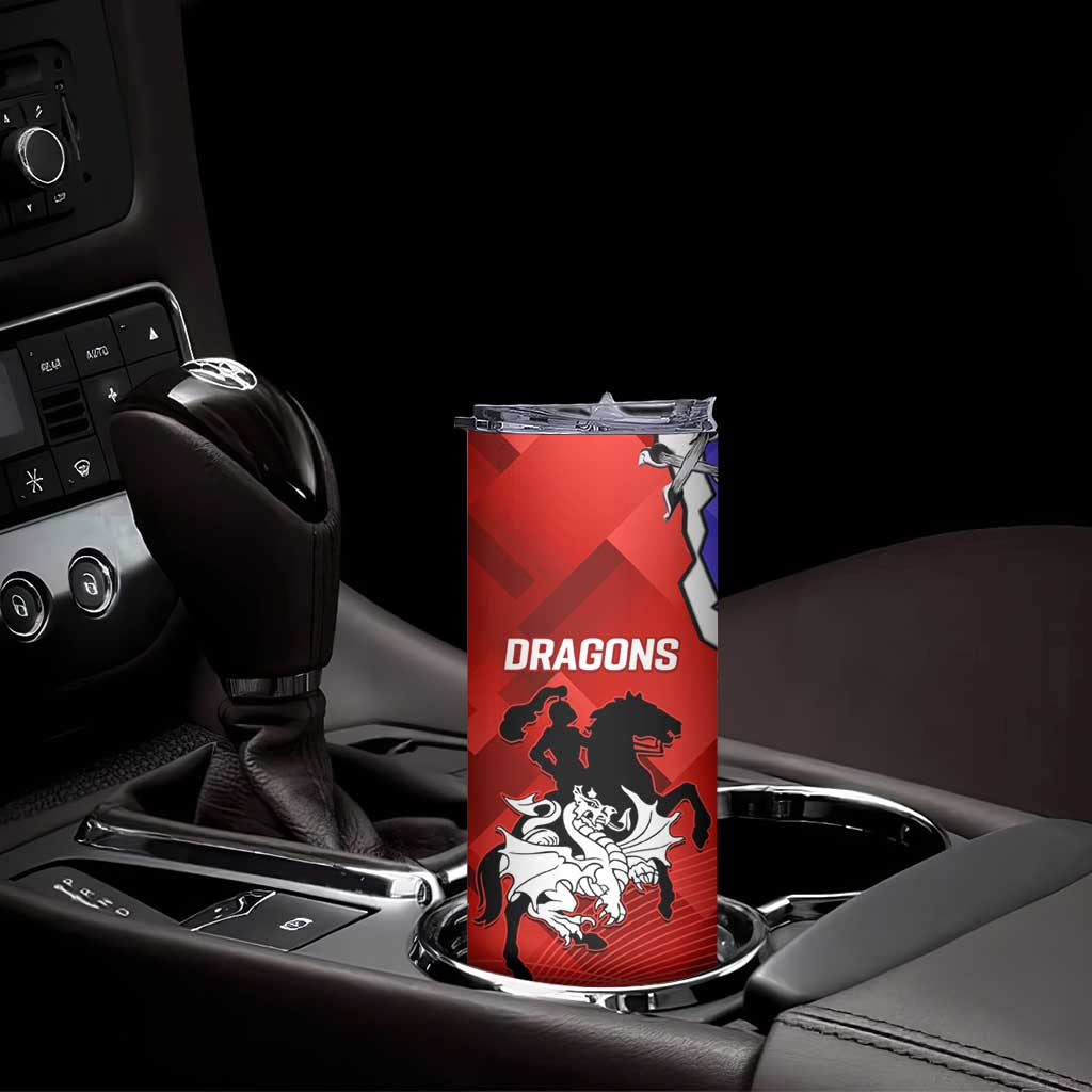 Bulldogs And Dragons Rugby 2025 Skinny Tumbler Dynamic Style