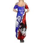 Custom Bulldogs And Dragons Rugby 2025 Summer Maxi Dress Dynamic Style