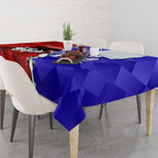 Custom Bulldogs And Dragons Rugby 2025 Tablecloth Dynamic Style