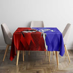 Custom Bulldogs And Dragons Rugby 2025 Tablecloth Dynamic Style