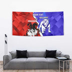 Custom Bulldogs And Dragons Rugby 2025 Tapestry Dynamic Style