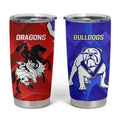 Bulldogs And Dragons Rugby 2025 Tumbler Cup Dynamic Style
