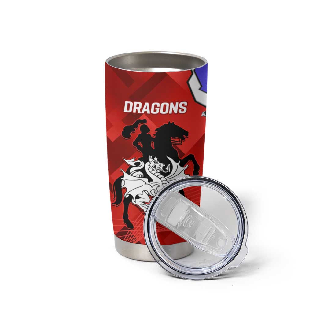 Bulldogs And Dragons Rugby 2025 Tumbler Cup Dynamic Style