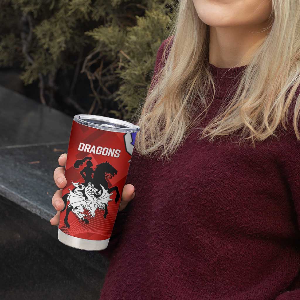 Bulldogs And Dragons Rugby 2025 Tumbler Cup Dynamic Style