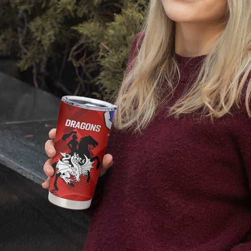 Bulldogs And Dragons Rugby 2025 Tumbler Cup Dynamic Style