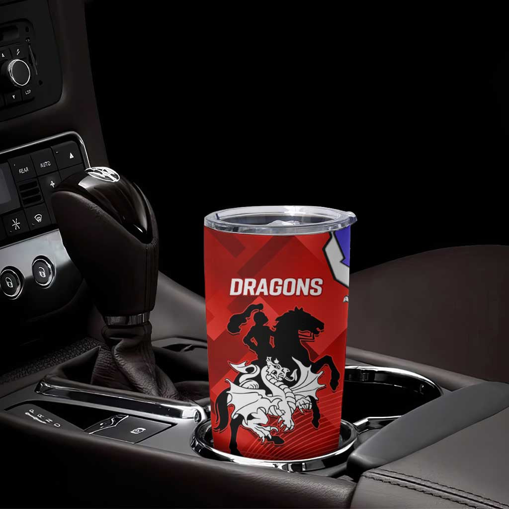 Bulldogs And Dragons Rugby 2025 Tumbler Cup Dynamic Style