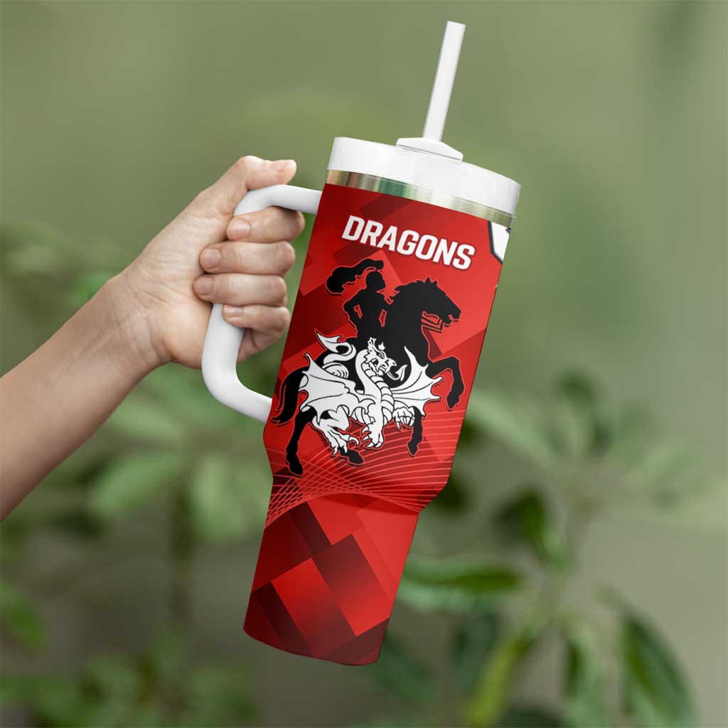 Bulldogs And Dragons Rugby 2025 Tumbler With Handle Dynamic Style