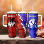 Bulldogs And Dragons Rugby 2025 Tumbler With Handle Dynamic Style
