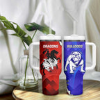 Bulldogs And Dragons Rugby 2025 Tumbler With Handle Dynamic Style