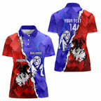 Custom Bulldogs And Dragons Rugby 2025 Women Polo Shirt Dynamic Style