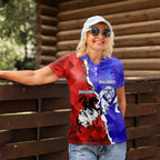 Custom Bulldogs And Dragons Rugby 2025 Women Polo Shirt Dynamic Style
