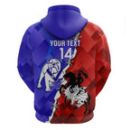Custom Bulldogs And Dragons Rugby 2025 Zip Hoodie Dynamic Style