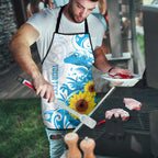 New Zealand Autism Awareness Month Apron Takiwatanga Maori Lizard With Sunflower - Aussie Hoodie