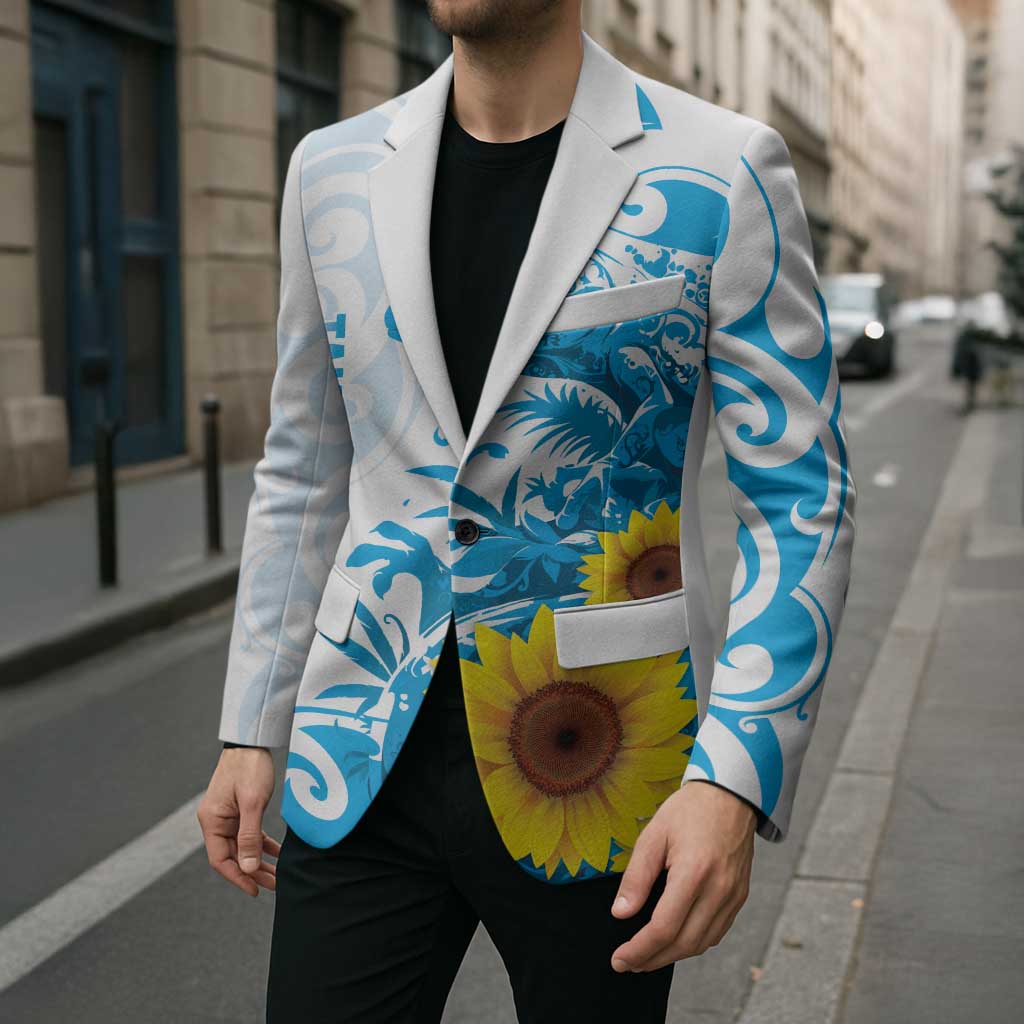 New Zealand Autism Awareness Month Blazer Takiwatanga Maori Lizard With Sunflower - Aussie Hoodie