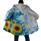 New Zealand Autism Awareness Month Cloak Takiwatanga Maori Lizard With Sunflower - Aussie Hoodie