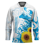New Zealand Autism Awareness Month Hockey Jersey Takiwatanga Maori Lizard With Sunflower - Aussie Hoodie