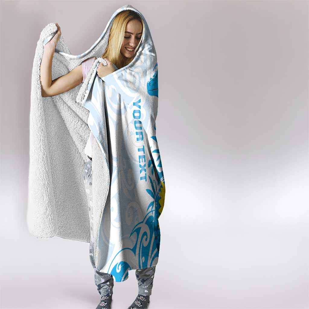 New Zealand Autism Awareness Month Hooded Blanket Takiwatanga Maori Lizard With Sunflower
