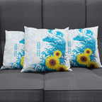 New Zealand Autism Awareness Month Pillow Cover Takiwatanga Maori Lizard With Sunflower - Aussie Hoodie