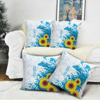 New Zealand Autism Awareness Month Pillow Cover Takiwatanga Maori Lizard With Sunflower - Aussie Hoodie