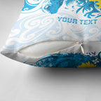 New Zealand Autism Awareness Month Pillow Cover Takiwatanga Maori Lizard With Sunflower - Aussie Hoodie