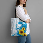 New Zealand Autism Awareness Month Tote Bag Takiwatanga Maori Lizard With Sunflower - Aussie Hoodie