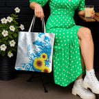 New Zealand Autism Awareness Month Tote Bag Takiwatanga Maori Lizard With Sunflower - Aussie Hoodie