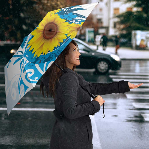 New Zealand Autism Awareness Month Umbrella Takiwatanga Maori Lizard With Sunflower - Aussie Hoodie