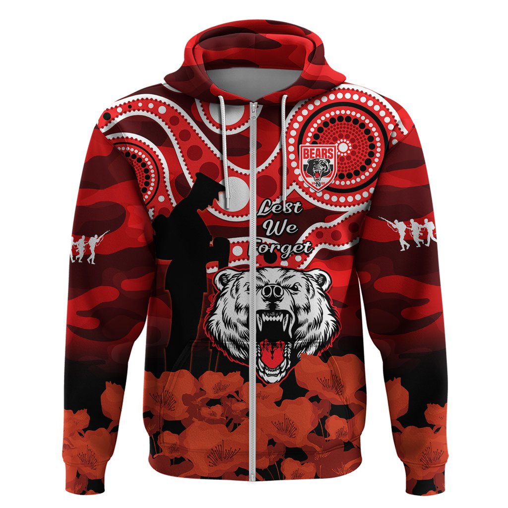 custom-text-and-number-north-sydney-rugby-anzac-hoodie-bears-indigenous-mix-camouflage-poppy