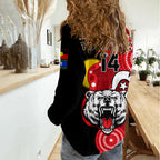 (Custom Text And Number) North Sydney Rugby NAIDOC Women Casual Shirt Bears Indigenous For Our Elders LT14